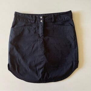 3/$25 Adidas Golf Performance Skort Black Women's Size 2 - Reflective
